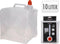 Opvouwbare Watertank 10 liter Wit/Blauw