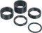 Opvulring balhoofd aluminium 1 1/8 inch 20mm zwart