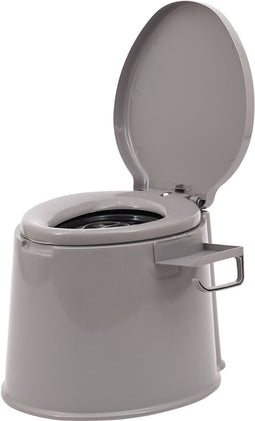 Bo-Camp Draagbaar Toilet - 7 Liter - Compact en hygiënisch - Grijs