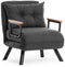 Arabic House Sando Single - Slaapfauteuil - Hoogwaardig linnen - Donkergrijs