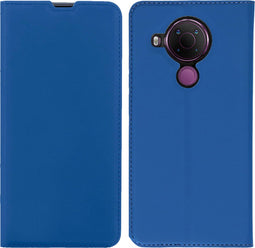 iMoshion Hoesje Geschikt voor Nokia 5.4 Hoesje Met Pasjeshouder - iMoshion Slim Folio Bookcase - Donkerblauw