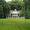 vidaXL - Draadgaashek - met - palen - 25x2 - m - staal - groen