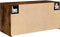 vidaXL - Badkamerwandkast - 60x25x30 - cm - bewerkt - hout - gerookt - eikenkleurig
