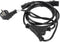 Lanberg CA-C13C-13CC-0018-BK - Kabel - Geaarde plug (C13) - Ongaeaarde plug (C7) - 200cm - Zwart