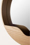 Zuiver Round Wall Spiegel/ Wandspiegel Rond 60 cm Hout - Bruin