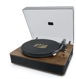 Muse MT-106BT - Stereo platenspeler - Bluetooth USB opname - Houtkleur