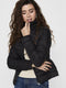 ONLY ONLNEW TAHOE QUILTED JACKET - Gewatteerde Jas - Hoge kraag - Blauw - Maat L