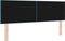 vidaXL - Hoofdbord - met - Knopen - Donkerblauw - 140 - cm - Fluweel