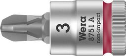 Wera 8751 A - Zyklop Bitdop PH3 28mm 1/4" - Chroom-vanadium (1 stuk)