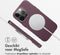 Accezz iPhone 14 Pro - Back Cover - MagSafe Leather - Heath Purple