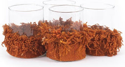 De Oh My Gee Kaarshouder - Roest Velvet - M - Set van 4