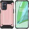 iMoshion Hoesje Geschikt voor OnePlus 9 Pro Hoesje - iMoshion Rugged Xtreme Backcover - Rosé