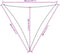 vidaXL - Zonnescherm - driehoekig - 3,6x3,6x3,6 - m - oxford - stof - zwart