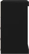 vidaXL - Sideboard - met - LED-verlichting - Zwart - Eiken - 60,5x37x67 - cm