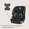 Lionelo Billy i-Size - Autostoel ISOFIX - Groep 1 2 3 - 76-150 cm - 9-36 kg - 10-standen Hoofdsteun - Grijs