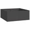 vidaXL - Plantenbak - 100x100x40 - cm - staal - zwart