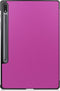 3-Vouw sleepcover hoes - Geschikt voor Samsung Galaxy Tab S7 Plus / Tab S8 Plus - Paars