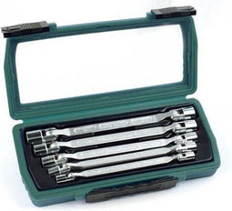 Brüder Mannesmann Dubbele kniesleutelset 5-delig 19821