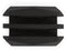Oakywood Dual Laptop Dock - Zwart Massief Eiken - Echt Hout Verticale MacBook/Laptop/Tablet Standaard - Clean Desk Design