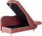 MERI II - Chaise longue - Roze - Rechterzijde - Fluweel