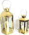 Lykta DKD Home Decor 24 x 21 x 46 cm Kristal Gouden Staal Orientaals