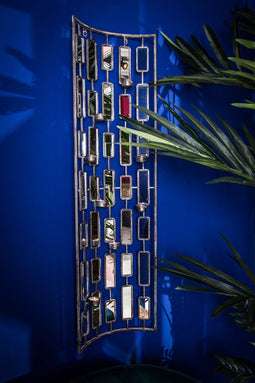 PTMD elzer zilver spiegel met theelichthouders rec