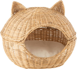 J-Line kattenmand + Kussen - jute - naturel