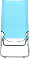 vidaXL - Strandstoelen - 2 - st - inklapbaar - stof - turquoise