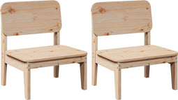 vidaXL - Tuinstoelen - 2 - st - 60x52,5x72 - cm - massief - grenenhout
