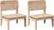 vidaXL - Tuinstoelen - 2 - st - 60x52,5x72 - cm - massief - grenenhout