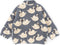 Konges Sløjd Jody Teddy Jacket/Jas met fleece - Swan - Maat 18 mnd