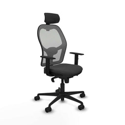 Piqueras y Crespo 1D036N2 - Bureaustoel - Hoogteverstelbaar met armleuning - Donker grijs