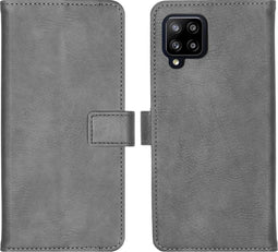 iMoshion Hoesje Geschikt voor Samsung Galaxy A42 Hoesje Met Pasjeshouder - iMoshion Luxe Bookcase - Grijs