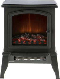 Livn Preston - Vrijstaande Haard - 2 Warmtestanden 1000 W 2000 W - Geschikt voor 20-30 m² - Zwart