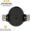 AKiTiO MagicGrip - Qi Draadloze Autolader - 10W Snelopladen - Zwart