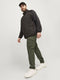 JACK&JONES PLUS JPSTPAUL JJFLAKE CARGO BROEK - Gulp met rits - Normale rise - Olijf (W42 X L32)