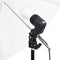 vidaXL - Fotostudioset - met - verlichtingsset, - achtergrond - en - reflector