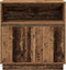 vidaXL - Dressoir - met - LED - - - Oud - Hout - 71x34,5x75 - cm - Geengineerd - Hout