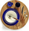 Serax Feast By Ottolenghi Diep Bord Ø22 Dark Blue Stripes White