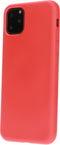 Mobiparts Silicone Cover - Soft case - Fluweelzachte microfiber binnenvoering - Rood