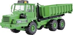 Kibri 14020 H0 Bouwvoertuig Kaelble Gmeinder kniktractor met afzetcontainer
