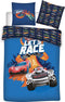 Hot Wheels Dekbedovertrek, Let's Race - 140 x 200 cm + 63 x 63 cm - Polyester