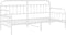 vidaXL - Ligbed - Frame - Wit - 100x190 - cm - Staal