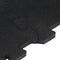 vidaXL - Rubbertegel - 12 - mm - 100x100 - cm - zwart