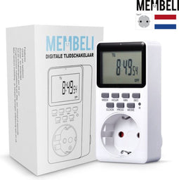 Membeli Tijdschakelaar - Digitaal - LCD Display - Type F (1x)