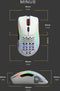 Glorious Model D - Gamingmuis - 12.000 DPI - Wit