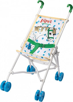 Kinderboekenlicenties Pippi poppenkinderwagen.
