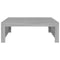 vidaXL - Salontafel - 100x100x35 - cm - bewerkt - hout - grijs - sonoma - eikenkleurig