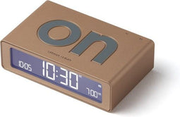 Lexon - Flip Mini - Omkeerbare LCD wekker - Goud