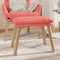 vidaXL - Voetenbank - 45x29,5x35 - cm - fluweel - roze